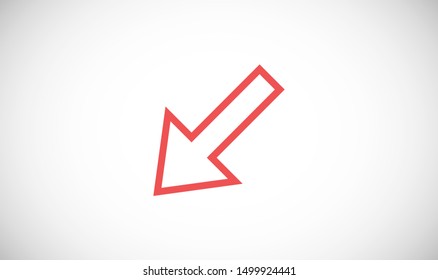Arrow icon vector illustration EPS10