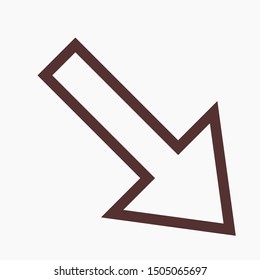 Arrow icon vector illustration EPS10