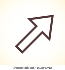 Arrow icon vector illustration EPS10