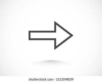 Arrow icon vector illustration EPS10