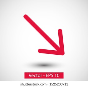 Arrow icon vector illustration EPS10