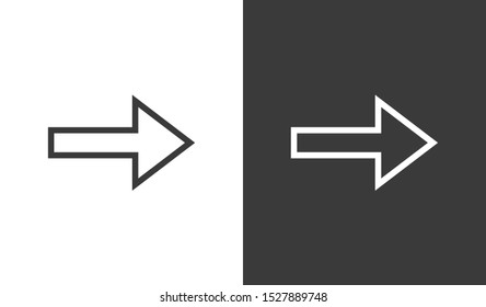 Arrow icon vector illustration EPS10