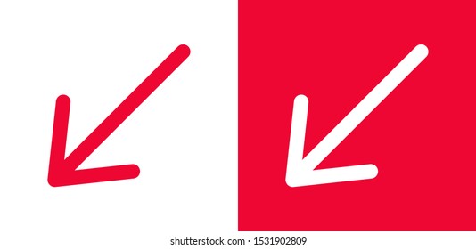 Arrow icon vector illustration EPS10