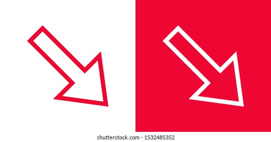 Arrow icon vector illustration EPS10