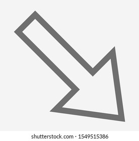 Arrow icon vector illustration EPS10