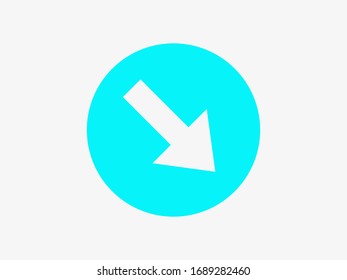 Pfeil-Symbol-Vektorillustration, Abbildung EPS10