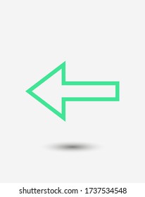 Arrow icon vector illustration EPS10