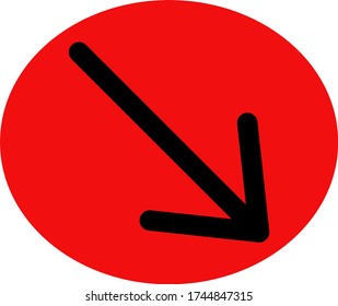 Ilustración vectorial de icono de flecha EPS10