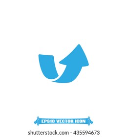 Arrow icon vector illustration eps10.