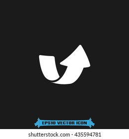 Arrow icon vector illustration eps10.