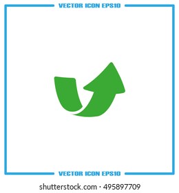 Arrow icon vector illustration eps10.