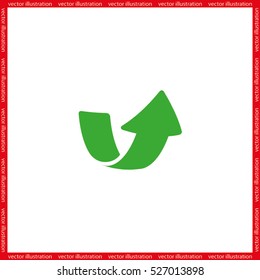 Arrow icon vector illustration eps10.