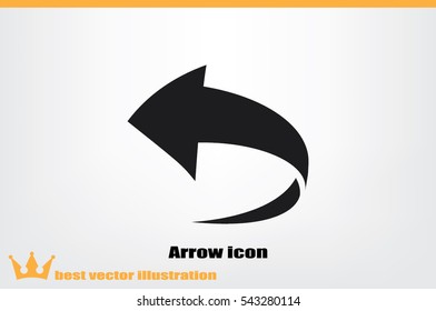 Arrow icon vector illustration eps10.