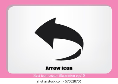 Arrow icon vector illustration eps10.