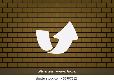 Arrow icon vector illustration eps10.