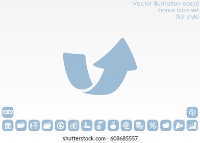 Arrow icon vector illustration eps10.
