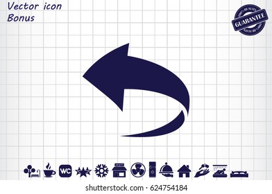 Arrow icon vector illustration eps10.