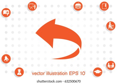 Arrow icon vector illustration eps10.