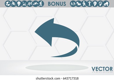 Arrow icon vector illustration eps10.