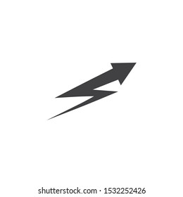 Arrow icon vector illustration flat  design