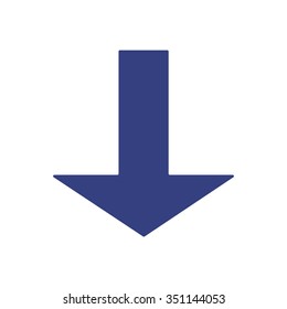   arrow icon, vector illustration. Flat design style