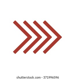   arrow icon, vector illustration. Flat design 