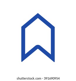  arrow  icon, vector illustration. Flat design style