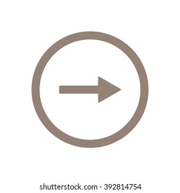   arrow icon, vector illustration. Flat design style