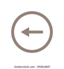   arrow icon, vector illustration. Flat design style