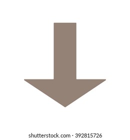  arrow  icon, vector illustration. Flat design style