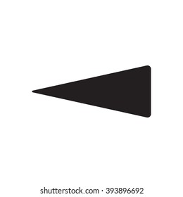  Arrow   icon, vector illustration. Flat design style