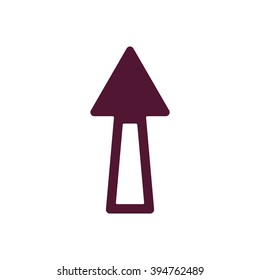  arrow  icon, vector illustration. Flat design style