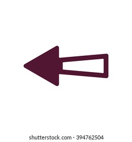  arrow  icon, vector illustration. Flat design style
