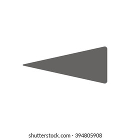  Arrow   icon, vector illustration. Flat design style