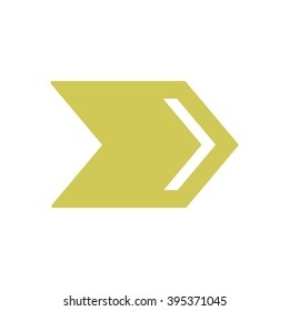  arrow  icon, vector illustration. Flat design style