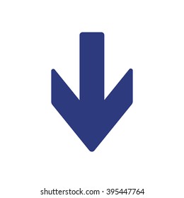  Arrow   icon, vector illustration. Flat design style