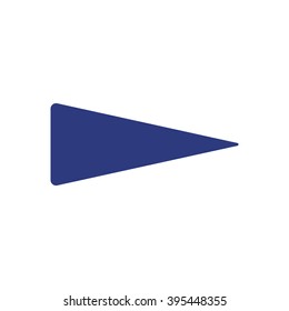  Arrow   icon, vector illustration. Flat design style