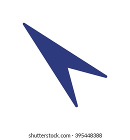  Arrow   icon, vector illustration. Flat design style