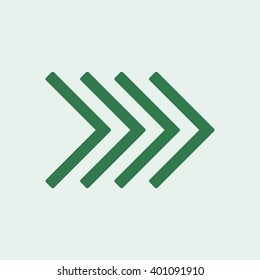  arrow  icon, vector illustration. Flat design style