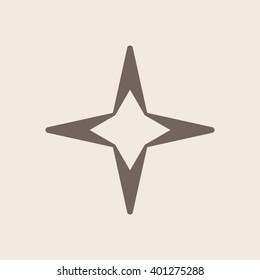  Arrow   icon, vector illustration. Flat design style