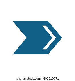  arrow  icon, vector illustration. Flat design style