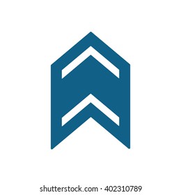  arrow  icon, vector illustration. Flat design style