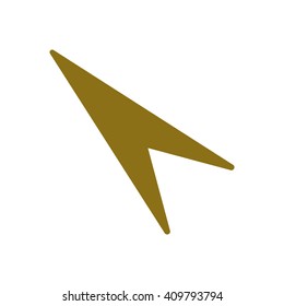  Arrow   icon, vector illustration. Flat design style