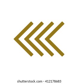  arrow  icon, vector illustration. Flat design style