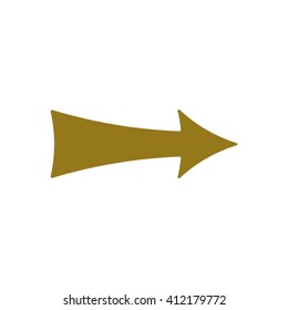  arrow  icon, vector illustration. Flat design style