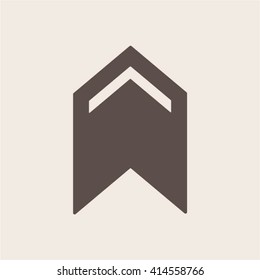  arrow  icon, vector illustration. Flat design style