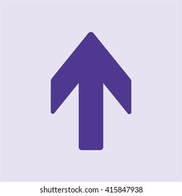  Arrow   icon, vector illustration. Flat design style