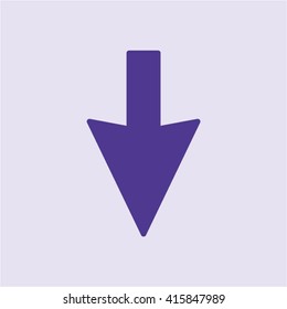  Arrow   icon, vector illustration. Flat design style
