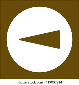  Arrow   icon, vector illustration. Flat design style