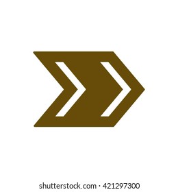 arrow  icon, vector illustration. Flat design style
